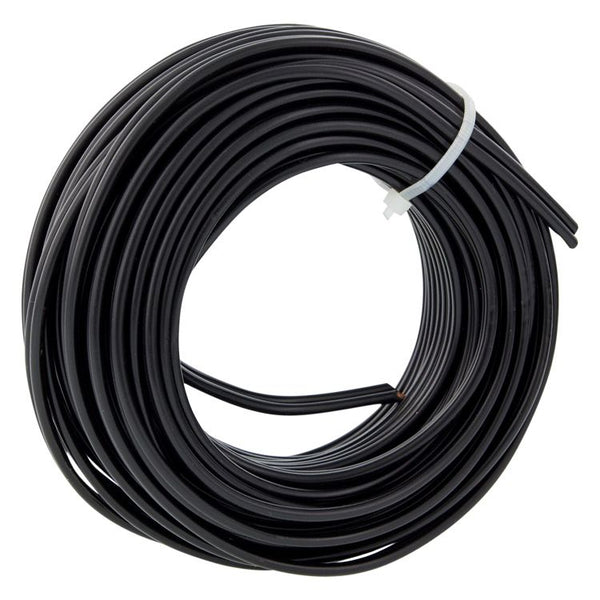 Tweelingsnoer 2x0.75 zwart           10m