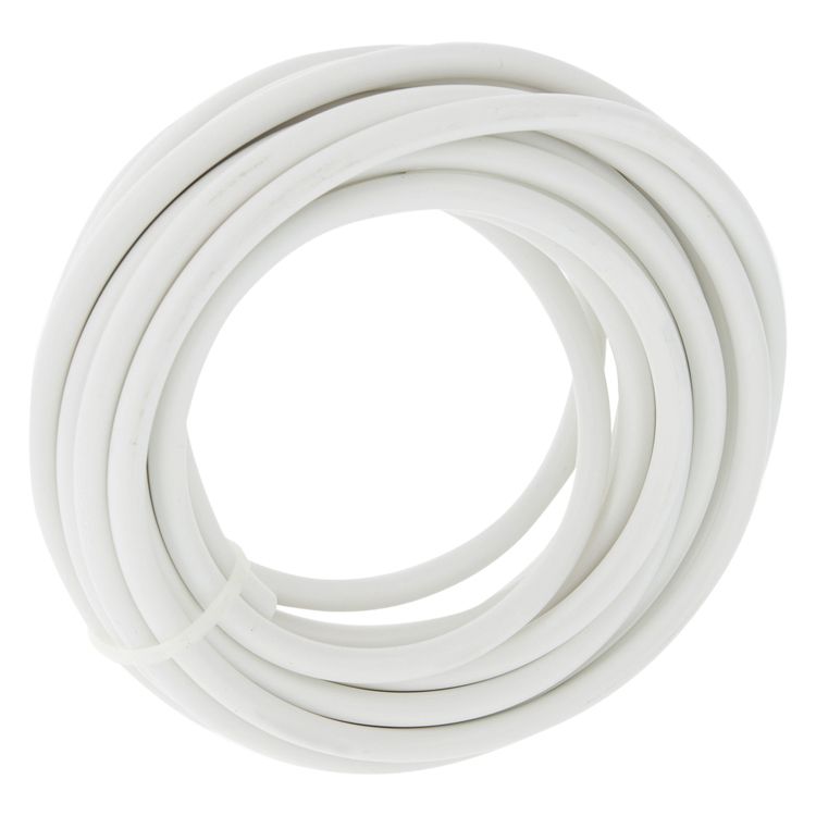 Huishoudsnoer vmvs 2x0.75 wit        20m