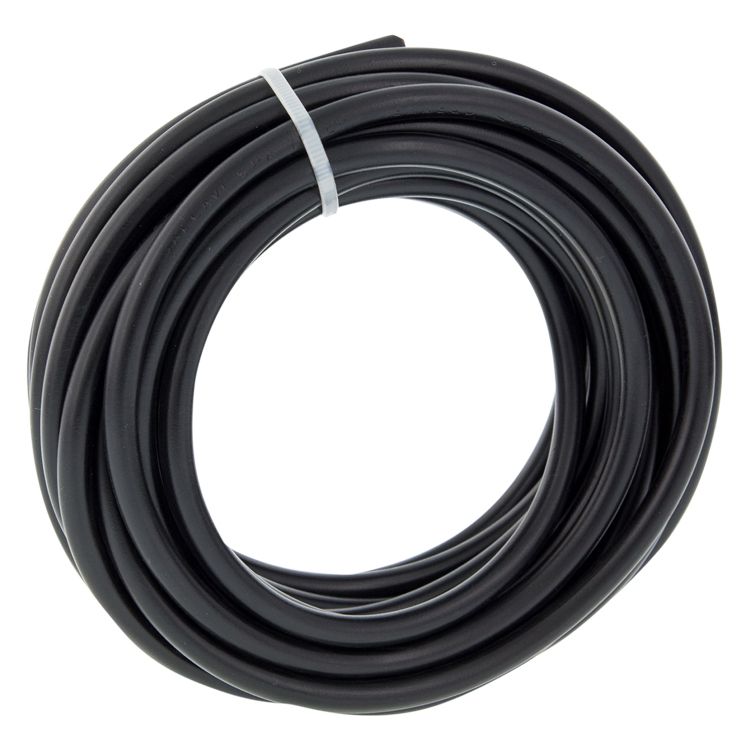 Huishoudsnoer vmvs 2x0.75 zwart       5m