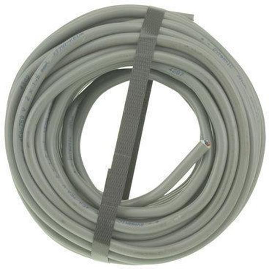 Buitenkabel xmvk 2x1.5 grijs         20m