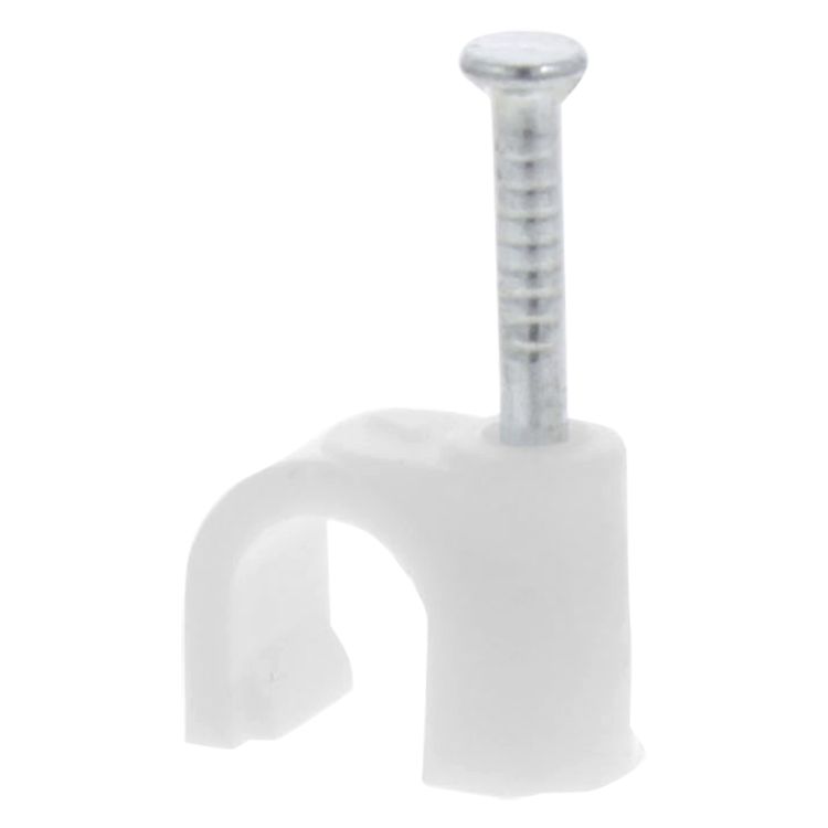 Kabelclip rond 7mm wit (170)