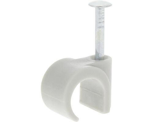 Kabelclip rond 12mm grijs (70)