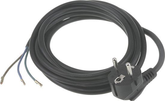 Ex aansluitsnoer 2.5m ra 3x1mm zwart