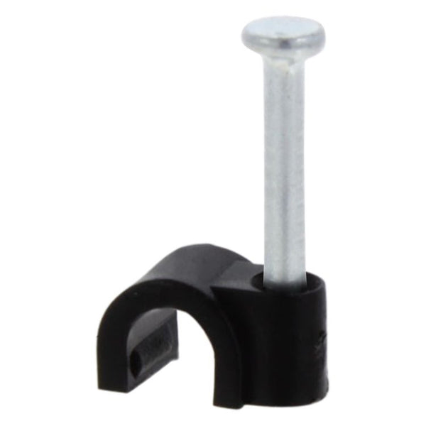 Ql kabelclip rond 4mm zwart (50)