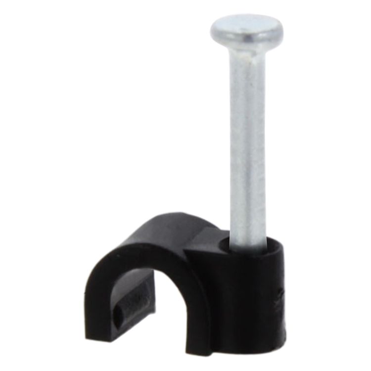 Ql kabelclip rond 4mm zwart (50)