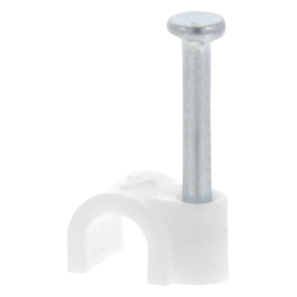 Ql kabelclip rond 7mm wit (50)