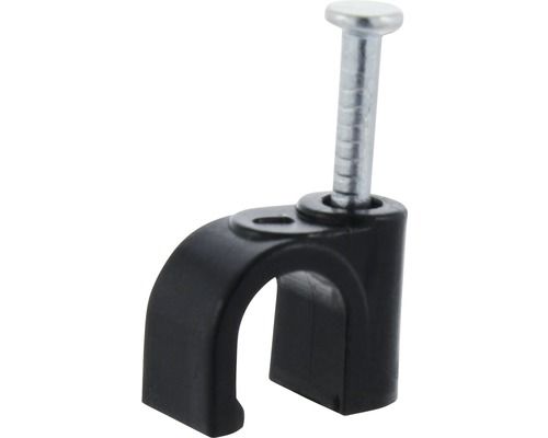 Ql kabelclip rond 7mm zwart (20)