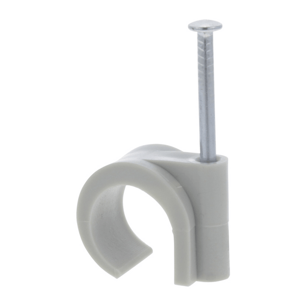 Ql buisclip rond 16-19mm pvc grijs (20)