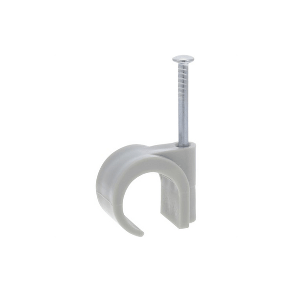Ql buisclip rond 16-19mm pvc grijs (40)
