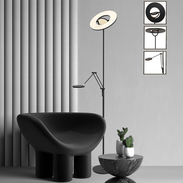 Vloerlamp Soleil 3258ZW Zwart