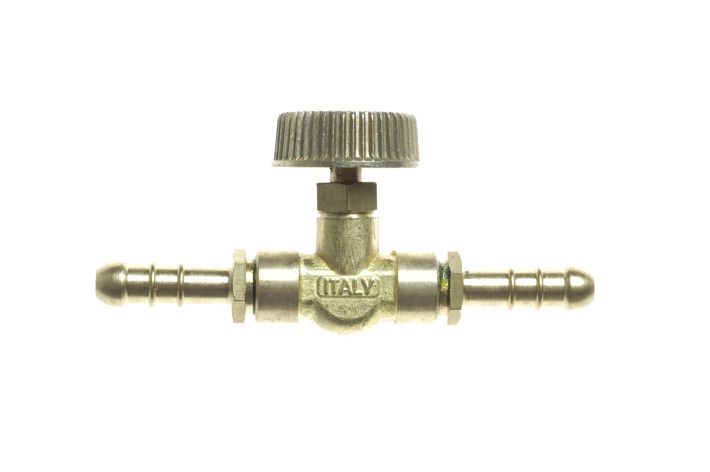 Gimeg slangverbindingsstuk met kraan 8mm