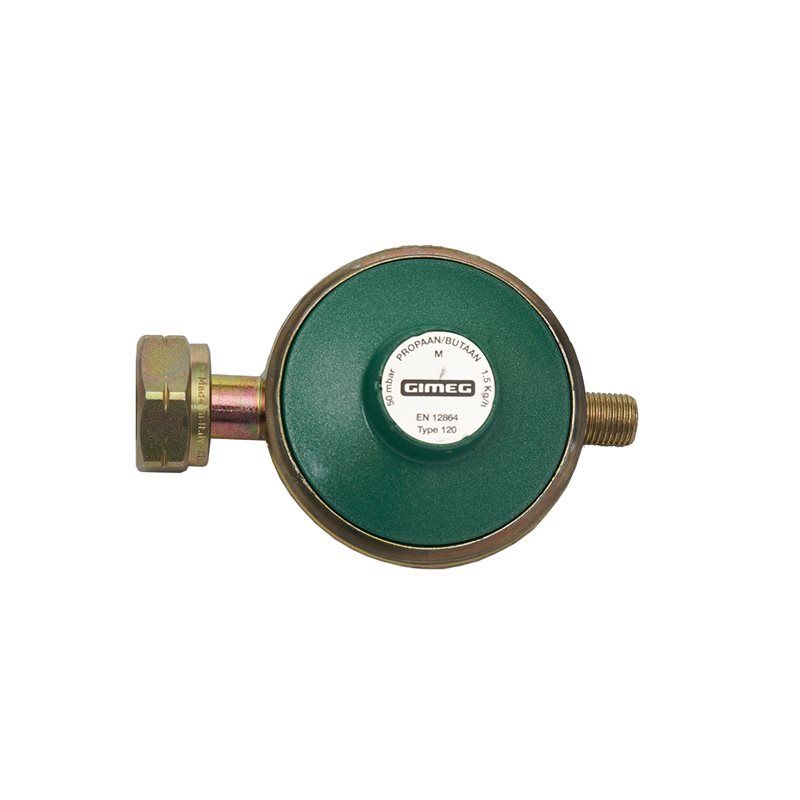 Gimeg universele gasdrukregelaar 1/4 inch links 30mb