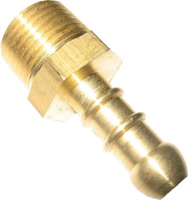 Gimeg slangpilaar 3/8 inch buiten messing