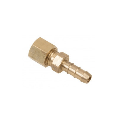 Gimeg slangpilaar met knelkoppeling 6/8 mm