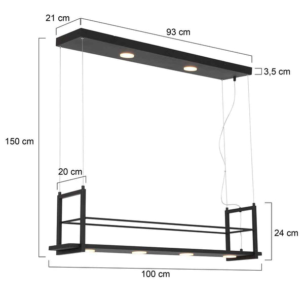 Hanglamp TÃ¸r 3298ZW Zwart