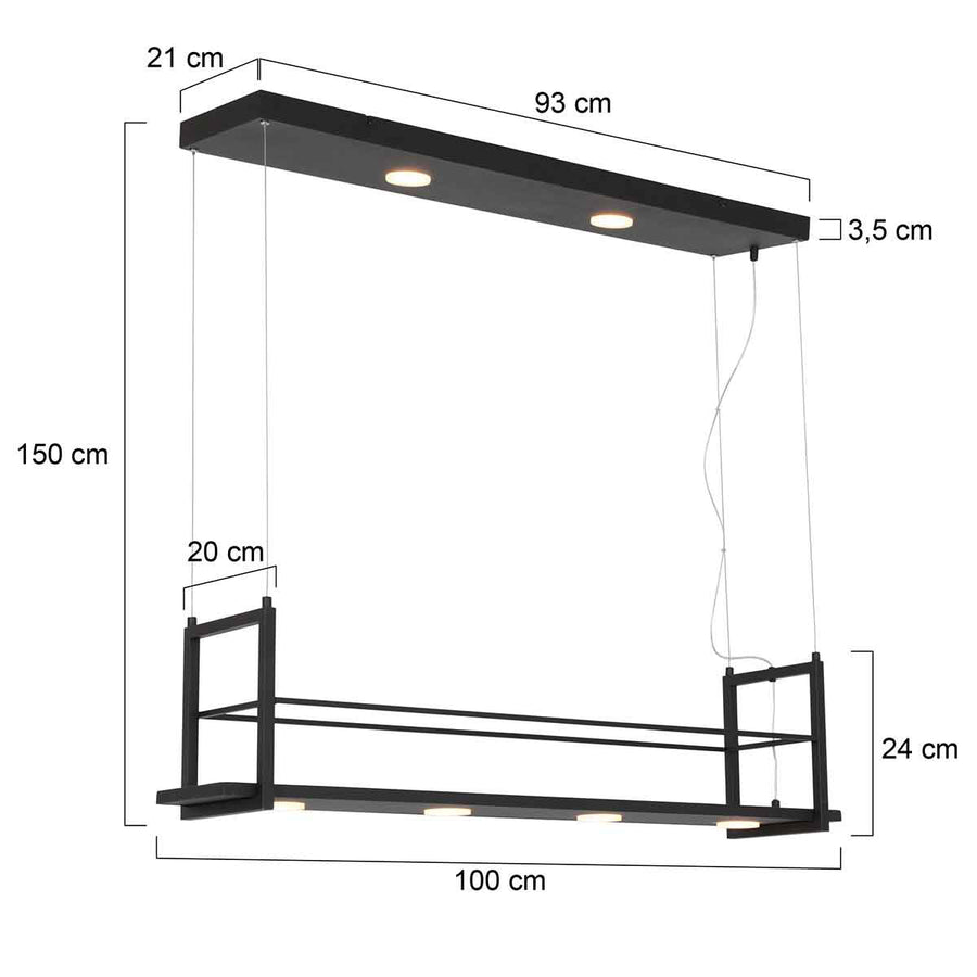 Hanglamp TÃ¸r 3298ZW Zwart