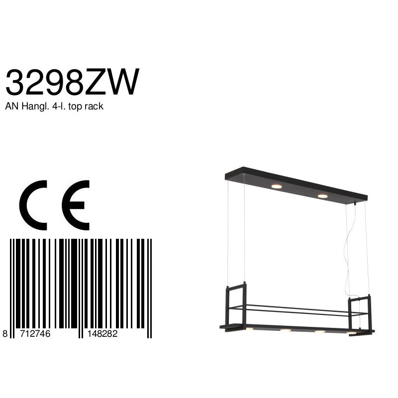 Hanglamp TÃ¸r 3298ZW Zwart