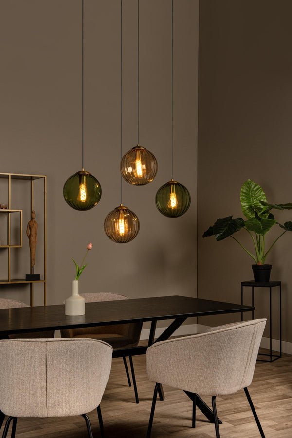 Lucide MONSARAZ hanglamp 4 × E27, groen