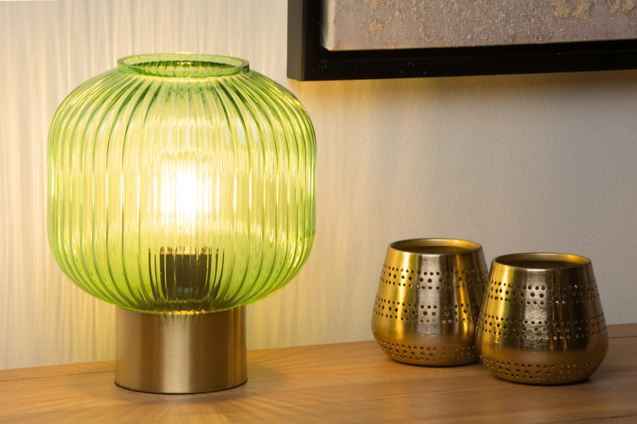 Lucide MALOTO tafellamp Ø 20 cm, E27, groen