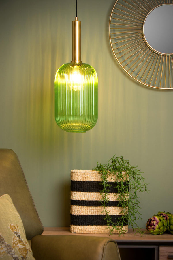 Lucide MALOTO hanglamp Ø 20 cm, E27, groen