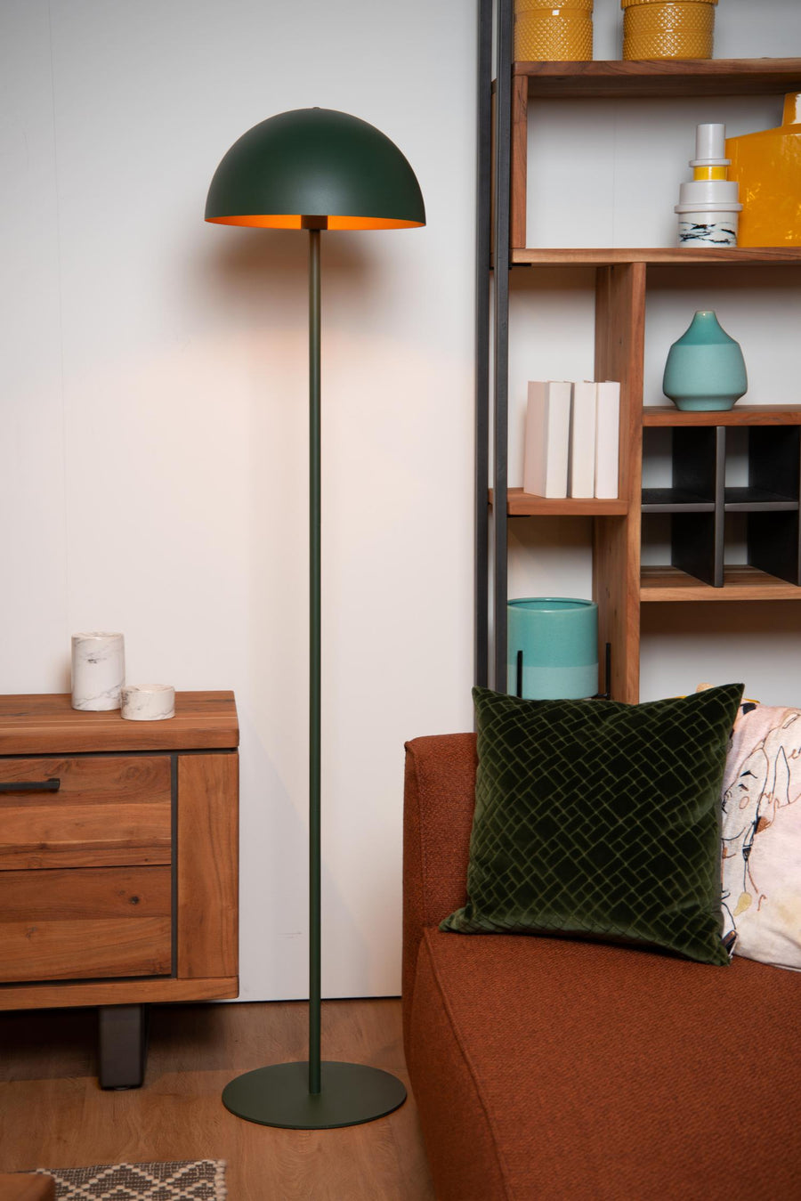 Lucide SIEMON vloerlamp Ø 35 cm, E27, groen