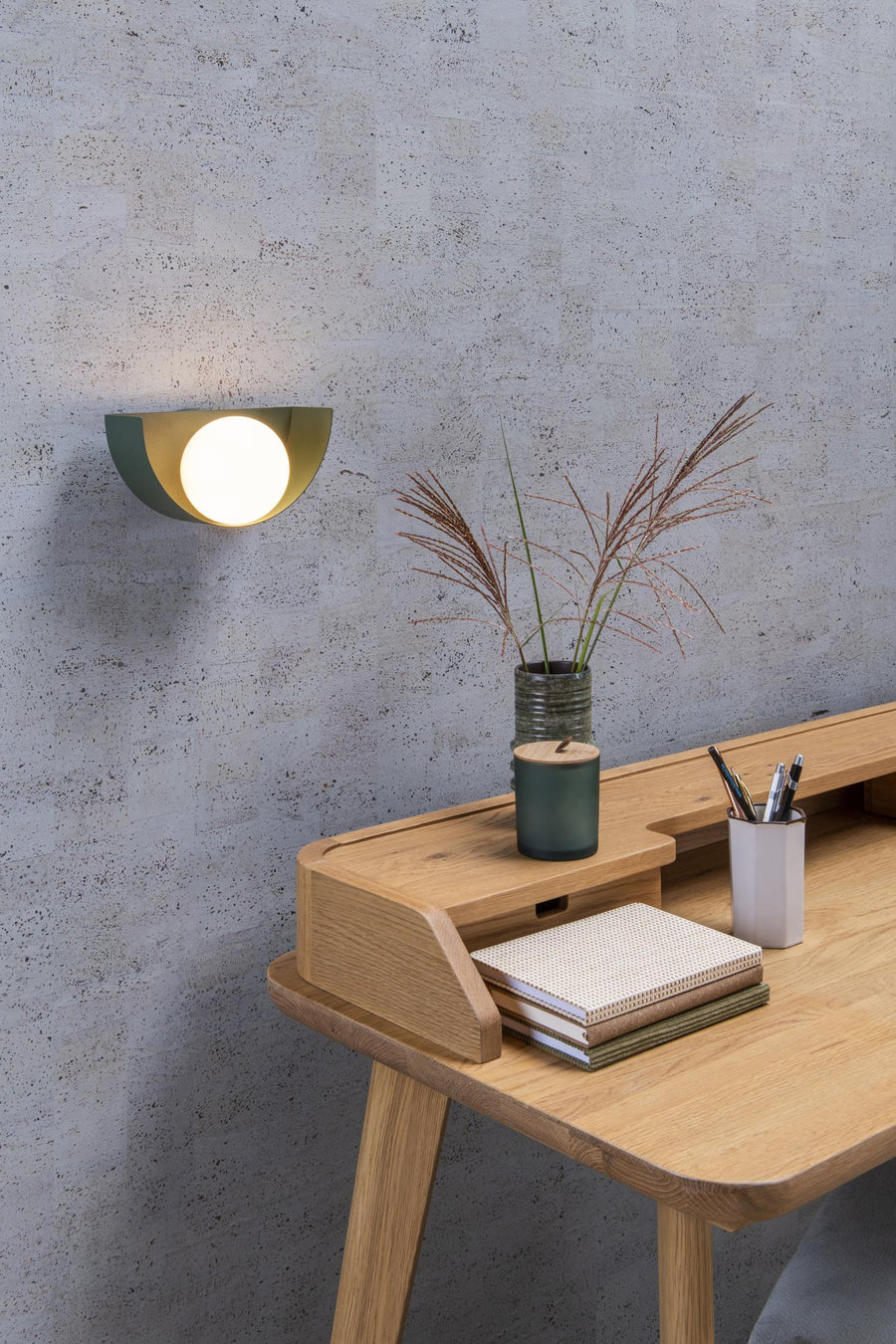 Lucide BENNI wandlamp G9, groen