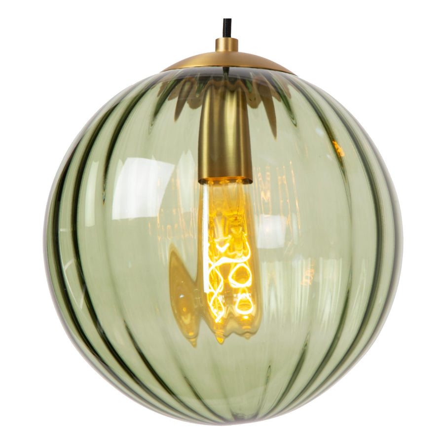Lucide MONSARAZ hanglamp Ø 35 cm, 3 × E27, groen