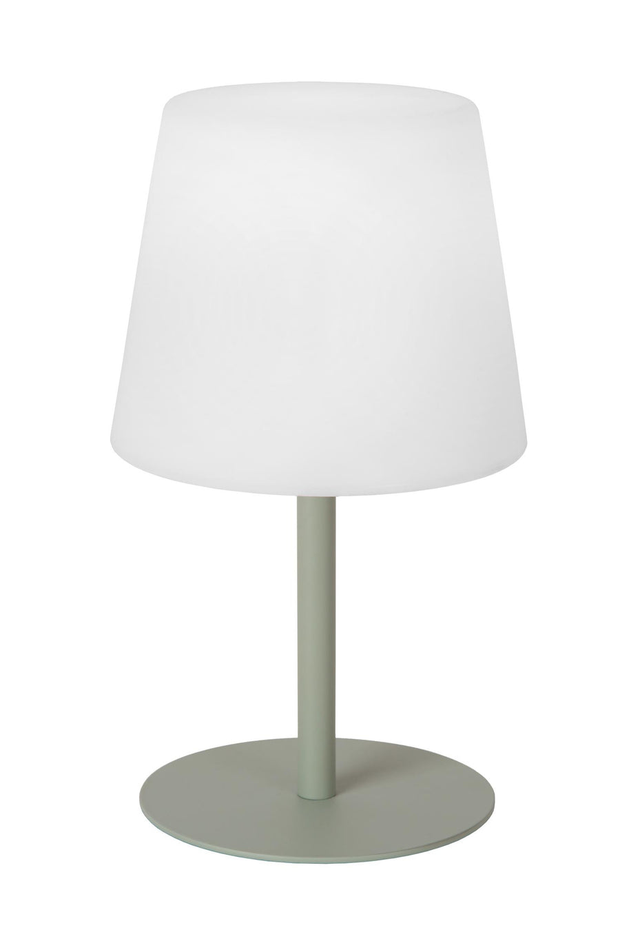 Lucide TYON oplaadbare LED-tafellamp voor binnen en buiten met dimfunctie, 2 W, IP65, groen