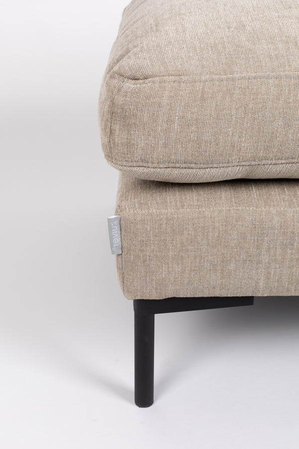Summer hocker latte beige