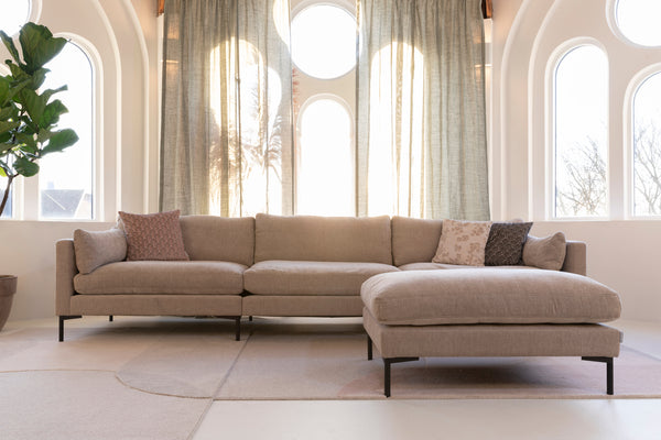 Summer hocker latte beige