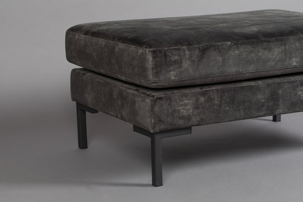 Hocker Houda Antraciet