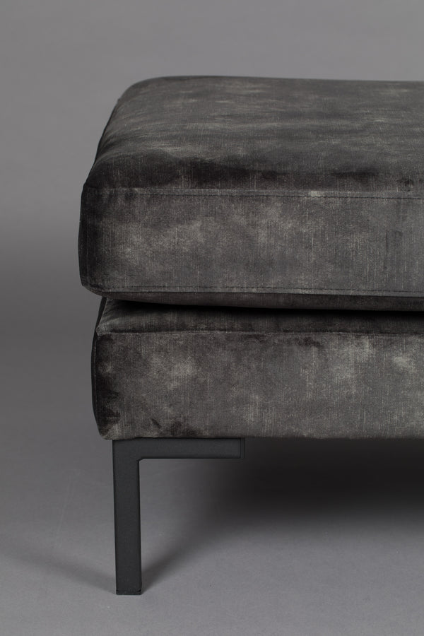 Hocker Houda Antraciet