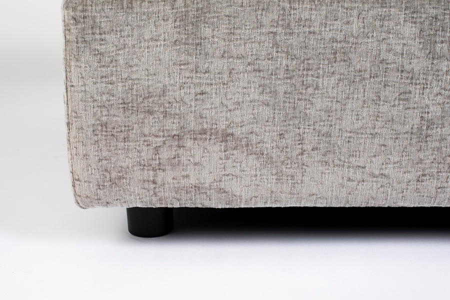 Hocker Sense Licht Grijs Zacht
