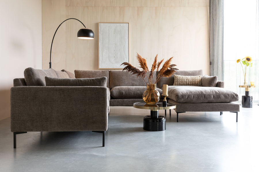 Summer hocker coffee taupe