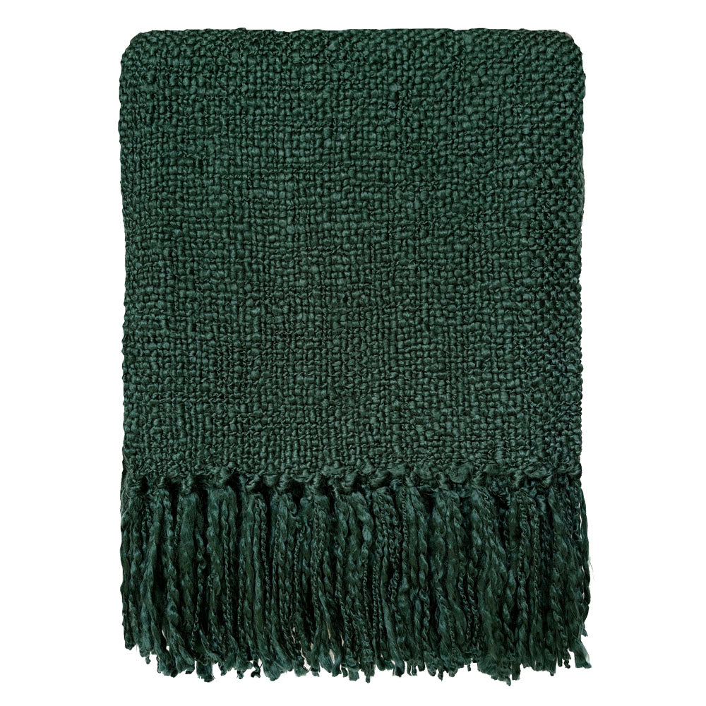 Malagoon plaid forest - donkergroen - 125x150cm