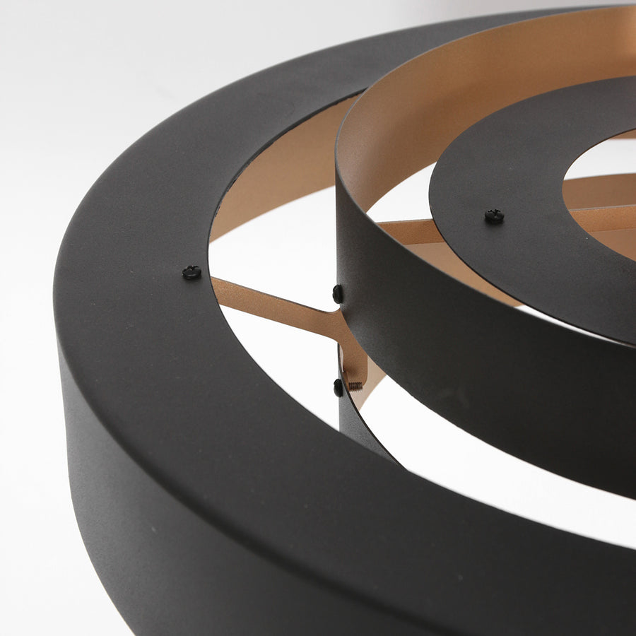 Zwarte hanglamp flinter 3329zw uniek design met luxueuze uitstraling