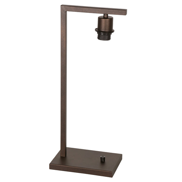 Tafellamp armatuur stang 3332ca, cacao en elegant compact