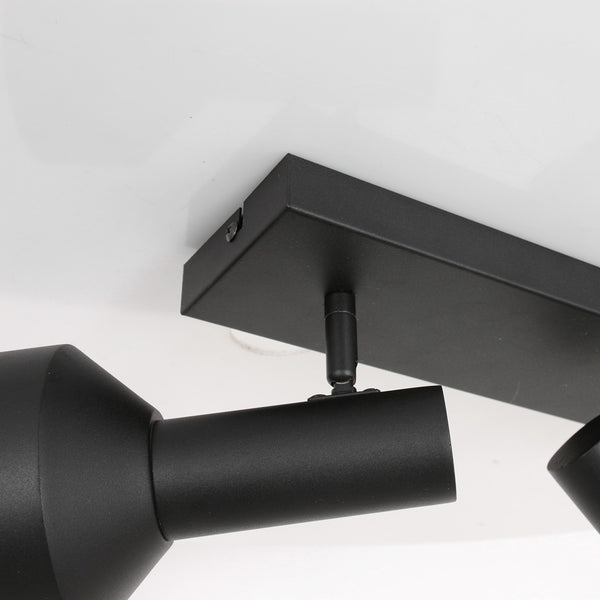 Zwart gouden 2 lichts plafond spot bundle 3336zw