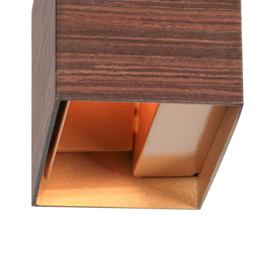 Wandlamp Muro 3365E Houtlook met G9 fitting inclusief lichtbron