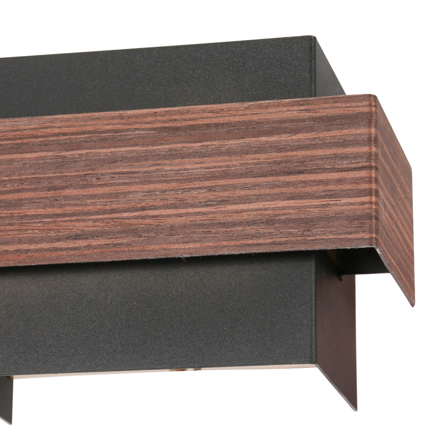 Wandlamp Muro 3368E Houtlook met G9 fitting inclusief lichtbronnen