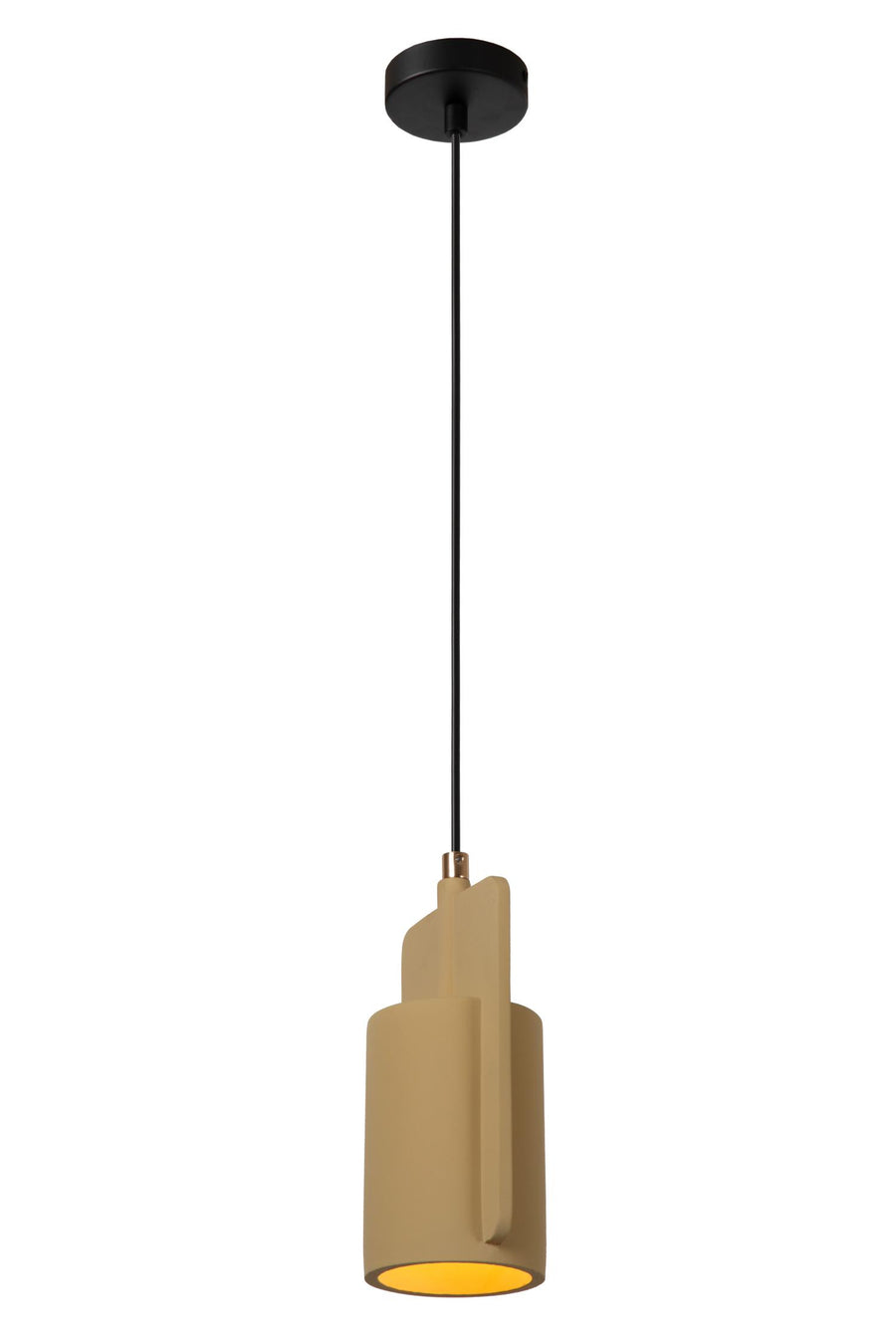 Lucide NINJA hanglamp Ø 11,5 cm, E27, geel