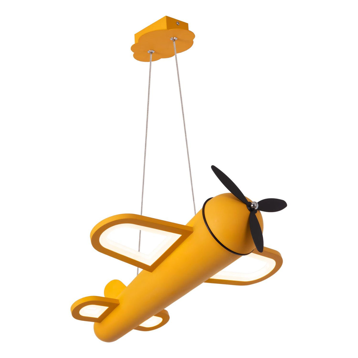 Lucide FOKKER LED-hanglamp 28 W, geel