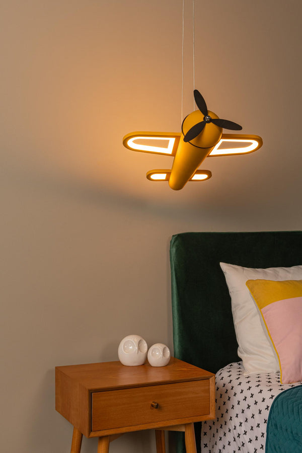 Lucide FOKKER LED-hanglamp 28 W, geel