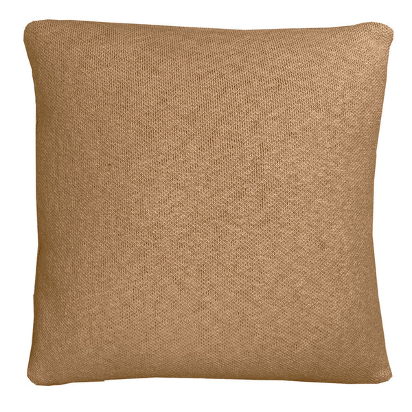 Malagoon sierkussen floral victory - fudge - 50x50cm 100% biologisch katoen