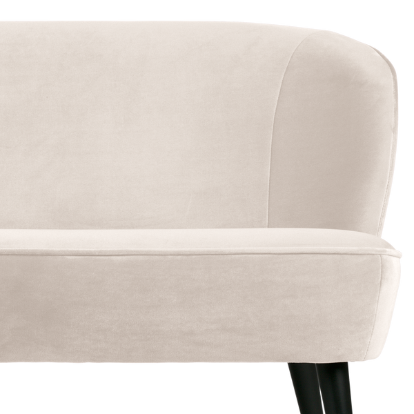 SARA BANKJE VELVET OFF WHITE [fsc]