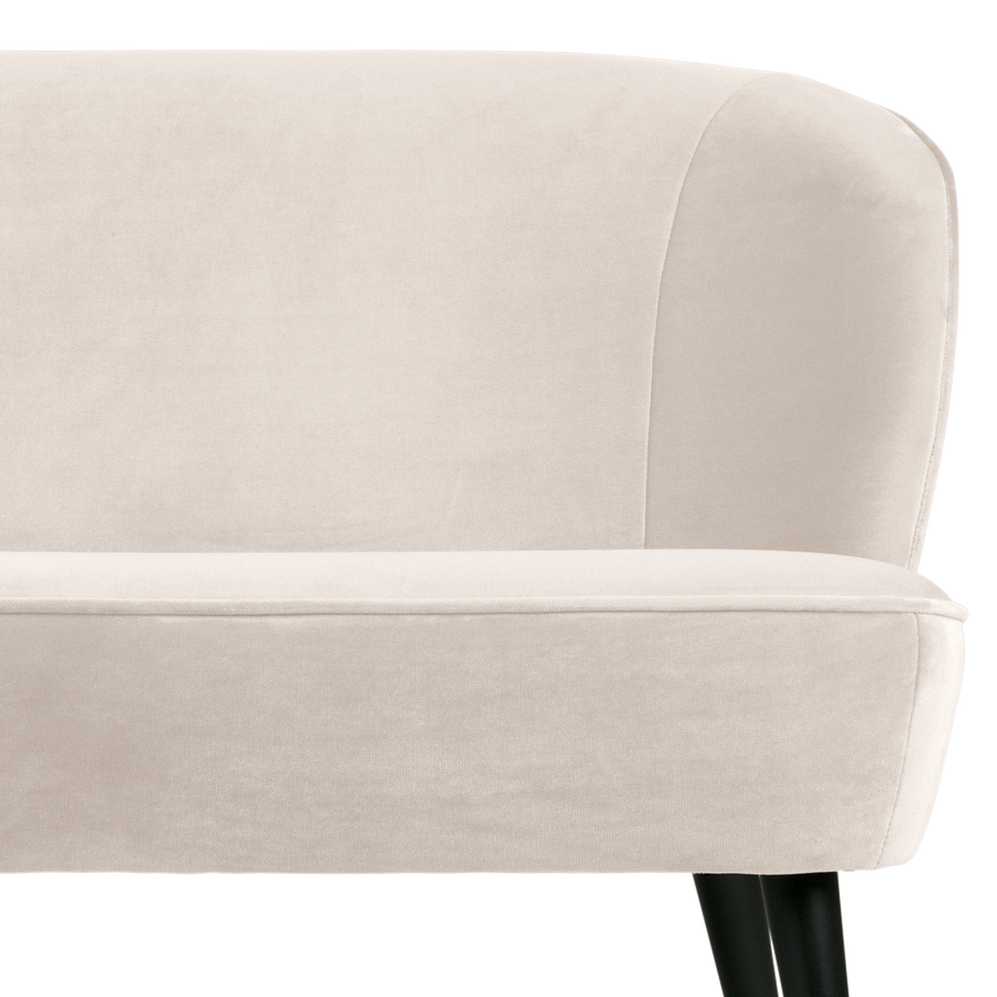 SARA BANKJE VELVET OFF WHITE [fsc]