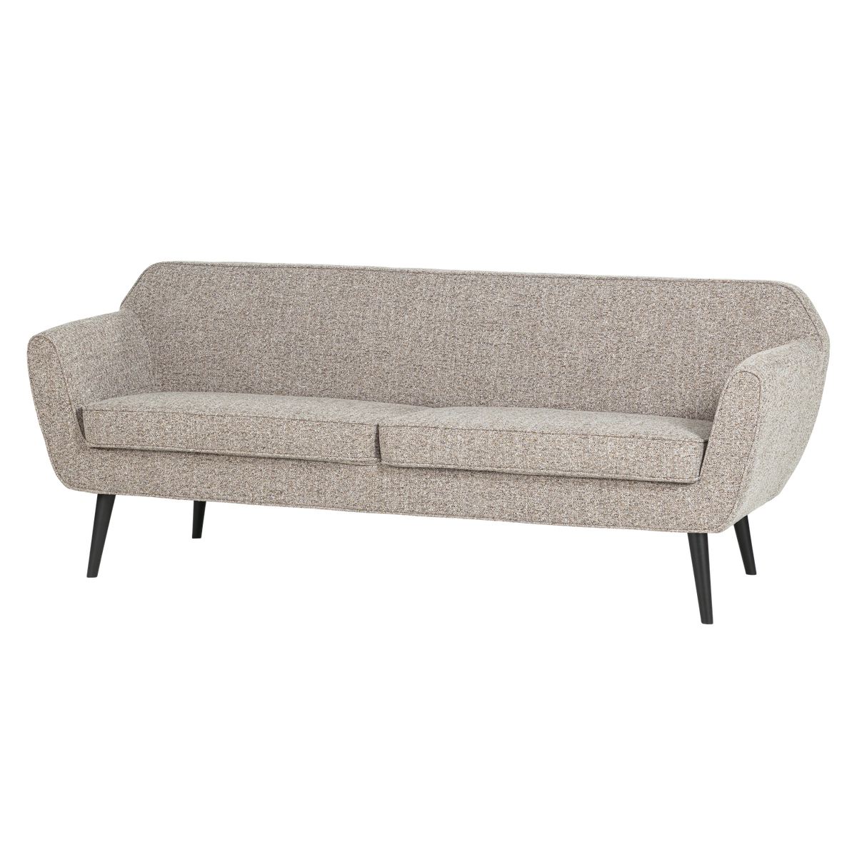 ROCCO BANK 187 CM GEWEVEN STOF BRUIN MELANGE [fsc]