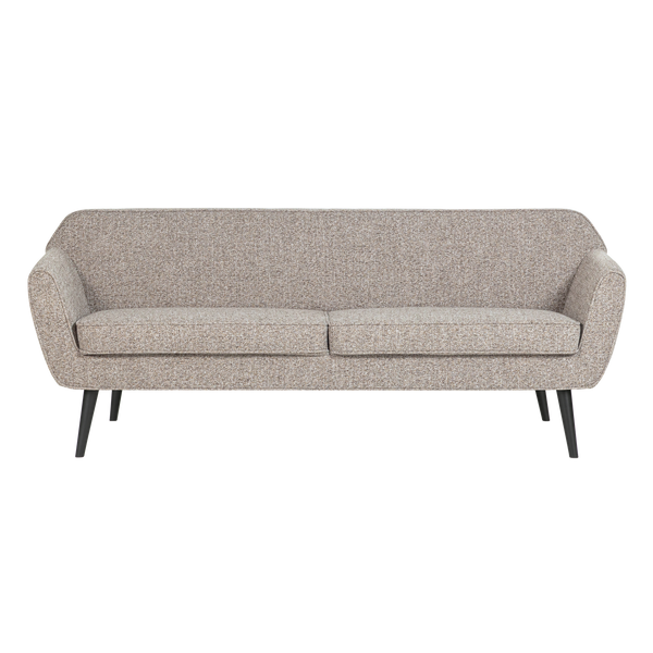 ROCCO BANK 187 CM GEWEVEN STOF BRUIN MELANGE [fsc]