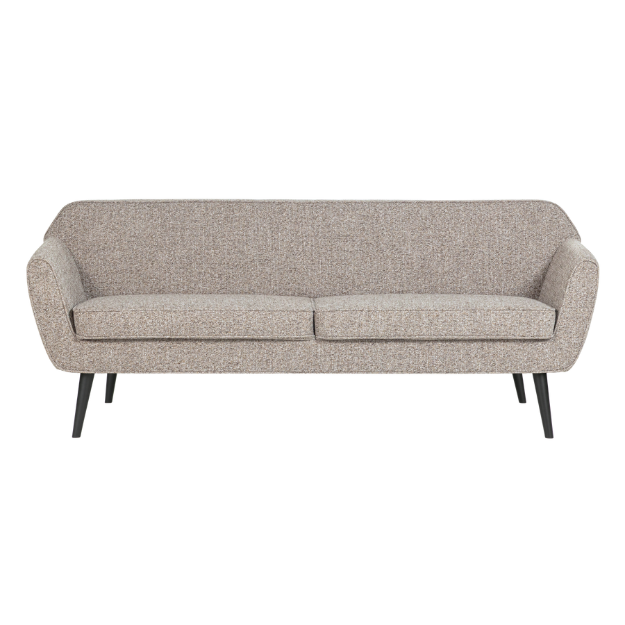 ROCCO BANK 187 CM GEWEVEN STOF BRUIN MELANGE [fsc]