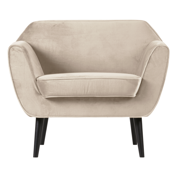ROCCO FAUTEUIL VELVET OFF WHITE [fsc]